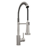 ZLINE Rubicon Pull Down Spring Spray Wand Kitchen Faucet in Champagne Bronze