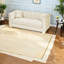 Luxueux canapés en velours Chesterfield 3 places avec accents dorés pour le salon