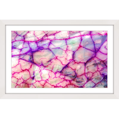 « rose nervures »-cadre photo, impression sur papier