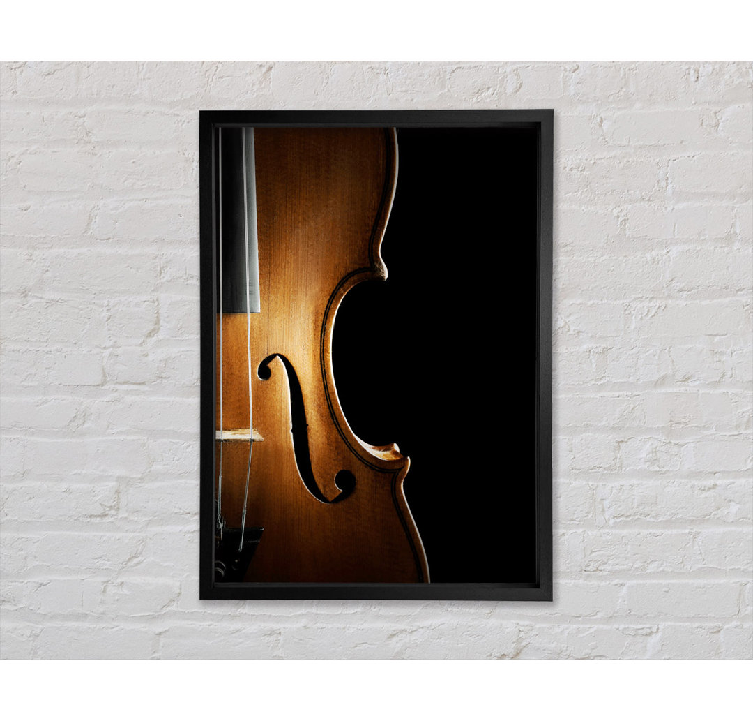 Double Bass Beauty - Einzelner Bilderrahmen Kunstdrucke auf Leinwand