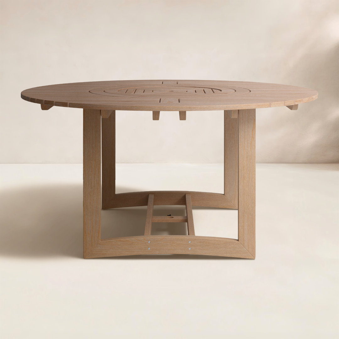 Fleur 63" Wooden Dining Table Birch Lane™ 