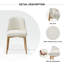 Ensemble de table de salle à manger 7 pièces 7 pièces avec 6 chaises rembourrées-130671908-130671910-130671914