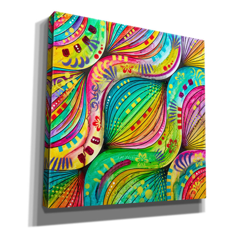 " Wavy Pattern " by Dean Russo, 37" H x 37" W x 1.5" D