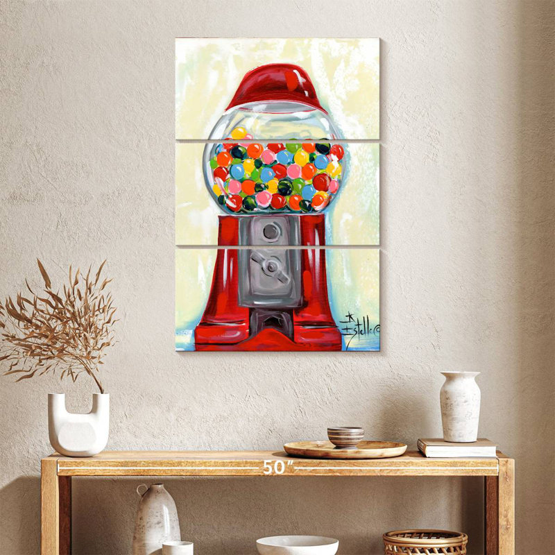 Yarlin Bubblegum Machine, 38" H x 24" W