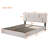 Queen Size Upholstered Platform Bed With Hydraulic Storage System,No Box Spring Needed
