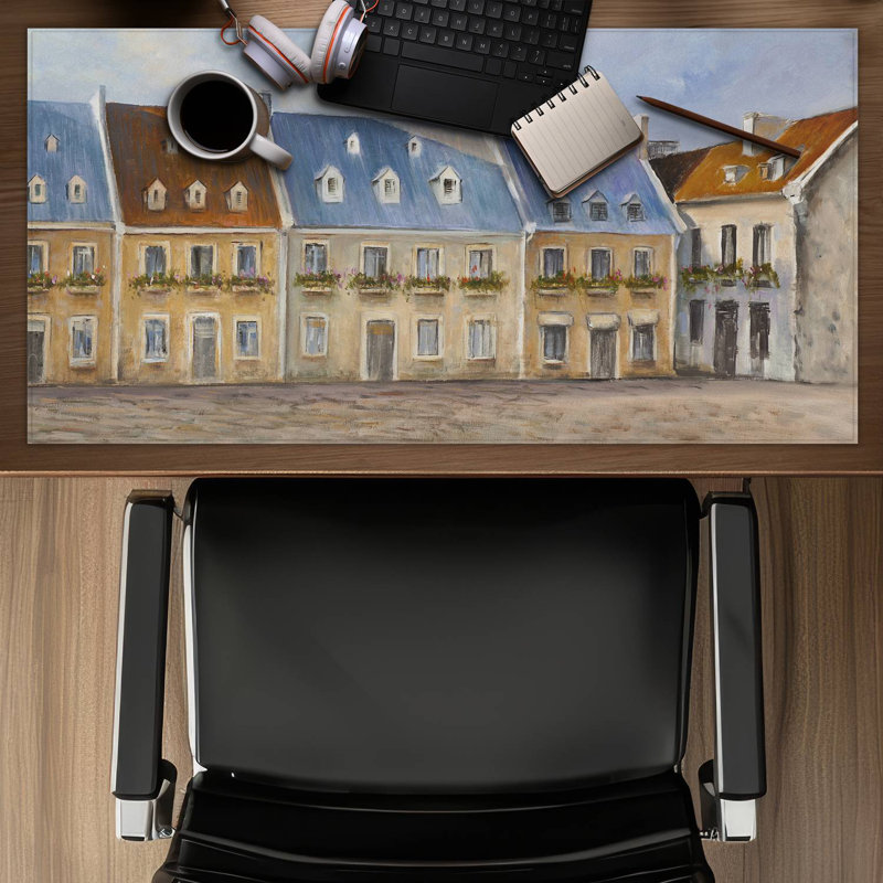 Old quebec city - 15.75"x31.50" Desk mat