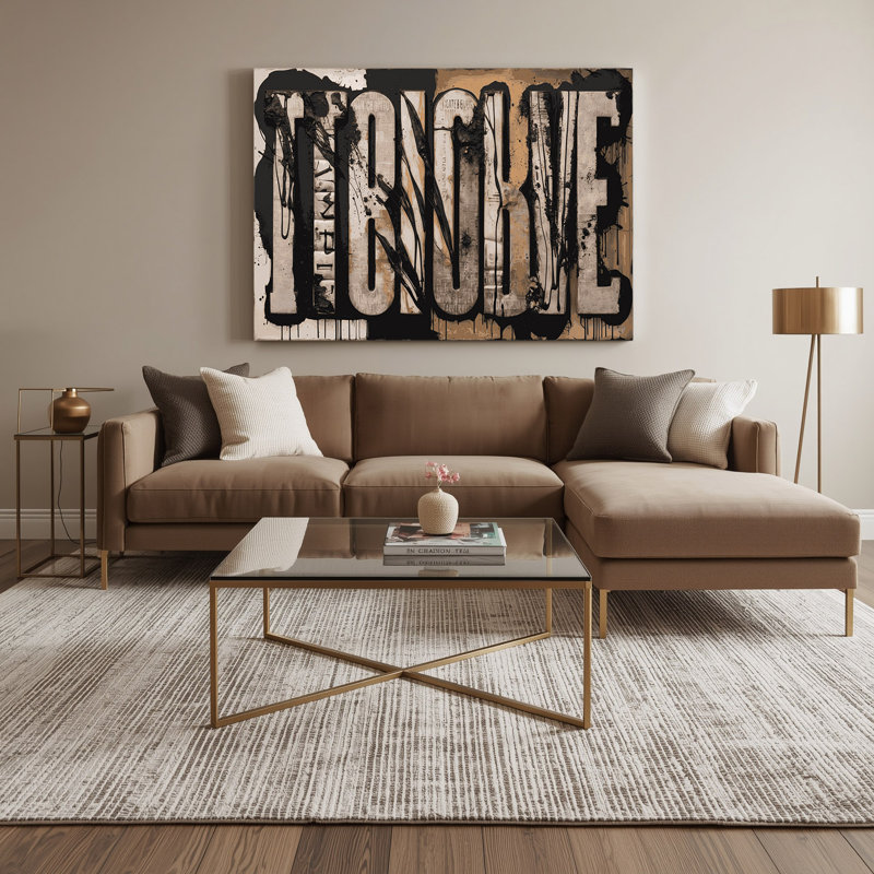 Art mural sur toile noir "Thanksgiving", H 20 po x l 30 po