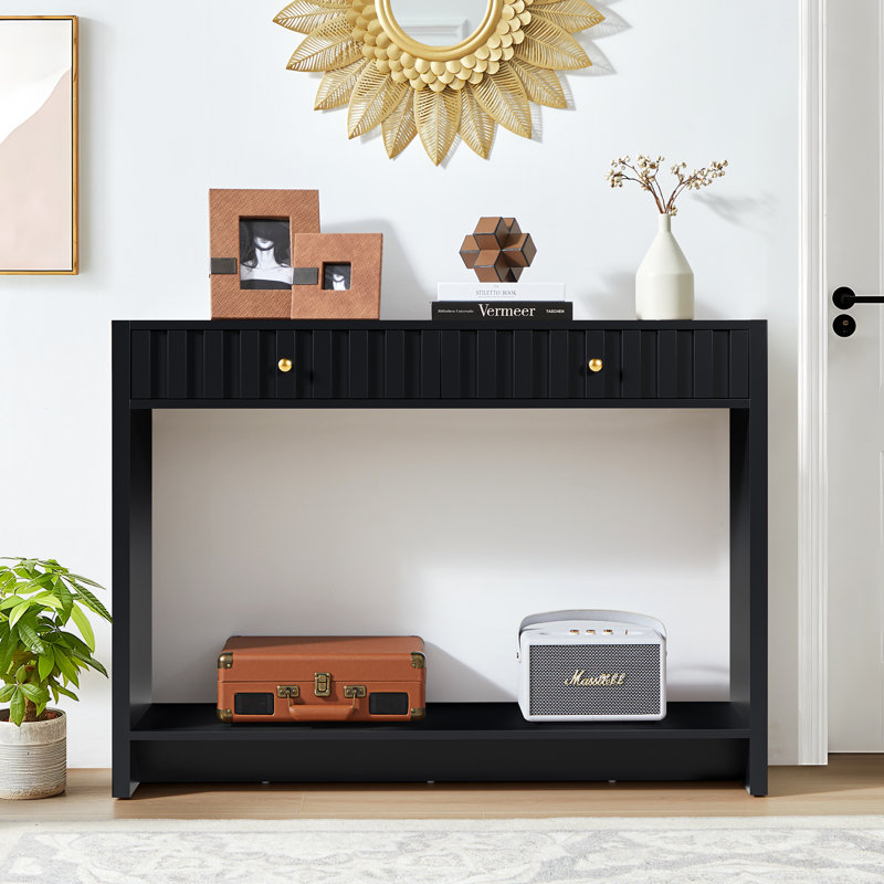 43.31'' Console Table, Black