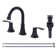 8 Inch Widespread Double Handle Bathroom Faucet With Pop Up Drain