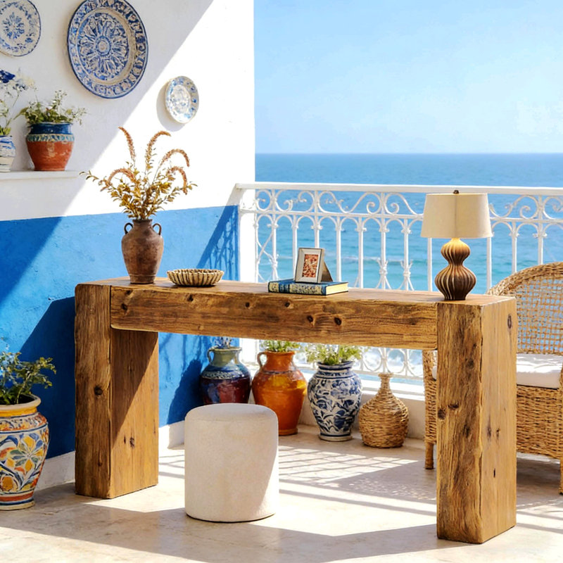 Versatile End Table,Compact Console Table,Wood Coffee Table