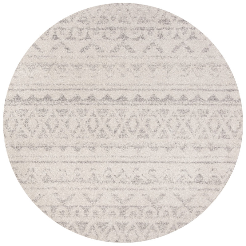 Tapis performance à motif sud-ouest Muniz, Rond 6 pi