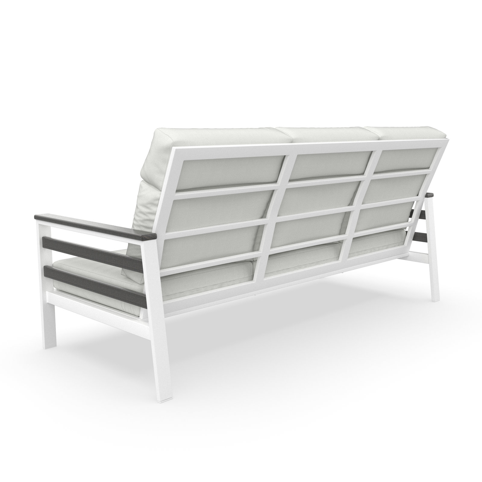 Townsend 80" Sunbrella® Patio Sofa, Gray, Bliss Dew