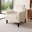 Chaise d'appoint avec accoudoirs en chenille Mid-Century-2122084390