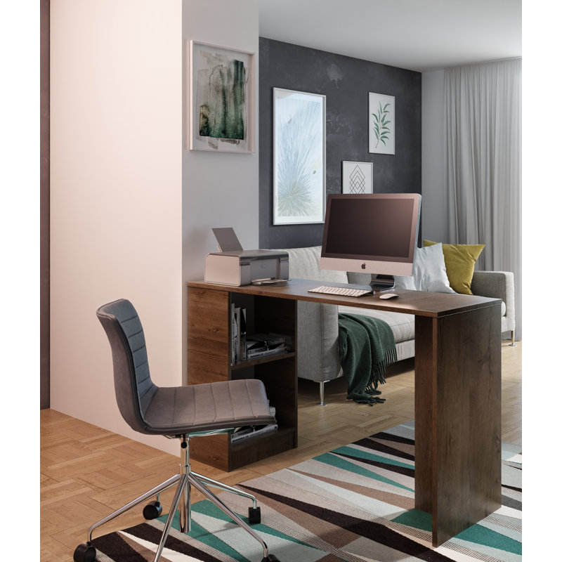 Mikami Writing Desk, Dark Ash