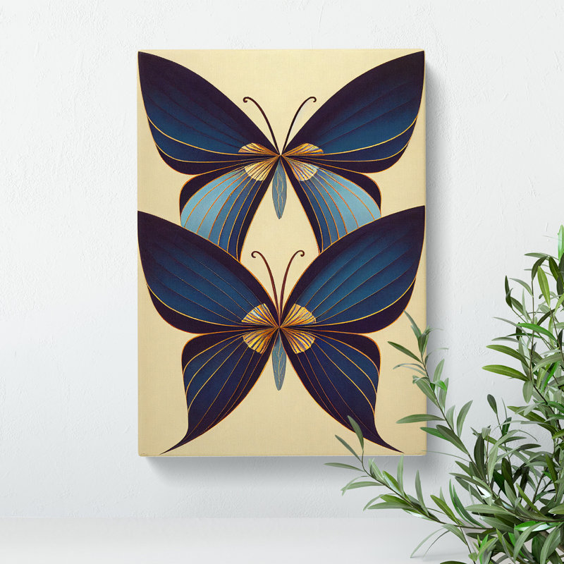 Spellbinding Butterflies - Wrapped Canvas, 60cm H x 40cm W x 3cm D