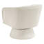 Fauteuil d'appoint pivotant à 360 degrés Beige Boucle-121094273