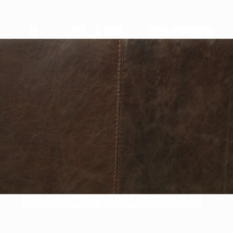 Diep Sofa in Distress Chocolate, 30" H x 94" W x 34" D