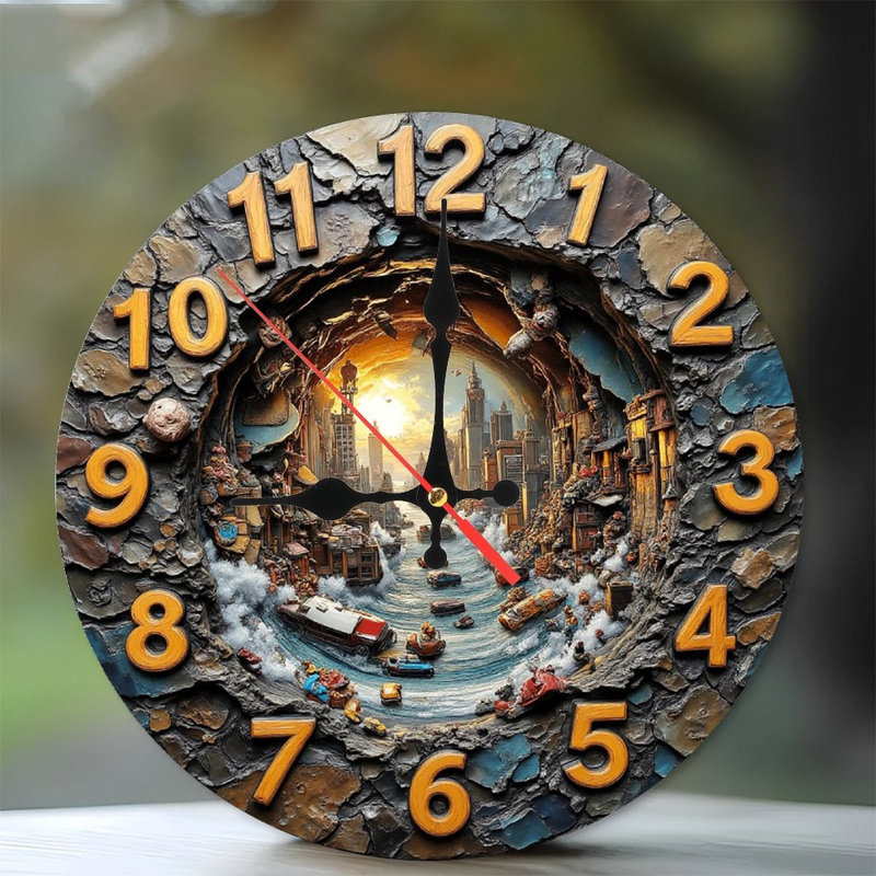 Horloge murale en pierre