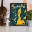 Yellowknife City Map - No Frame Print-1663721645