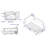 57.13'' x 29.88'' Acrylic Bathtub with Faucet-17549339