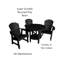 Ensemble repas extérieur en polyester Kleinman-1220172525