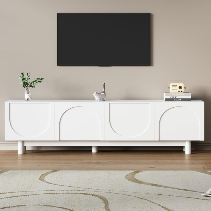 Console Deshawna 70,8, Blanc