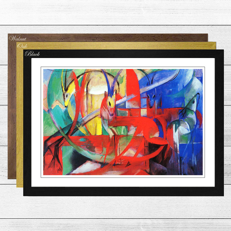 Single Picture Frame Print, Oak
