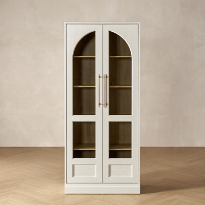 Latitude Run® Mahfuza Arched Tall Display Cabinet