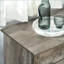 Buffet 32 "avec porte de grange style campagne avec porte de grange avec rangement | Panneau de fibres à densité moyenne | Panneau de particules