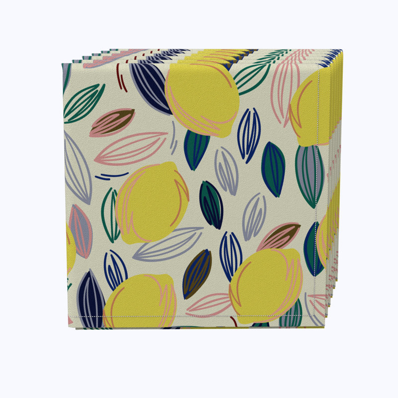Cotton Twill No Pattern Square Napkin