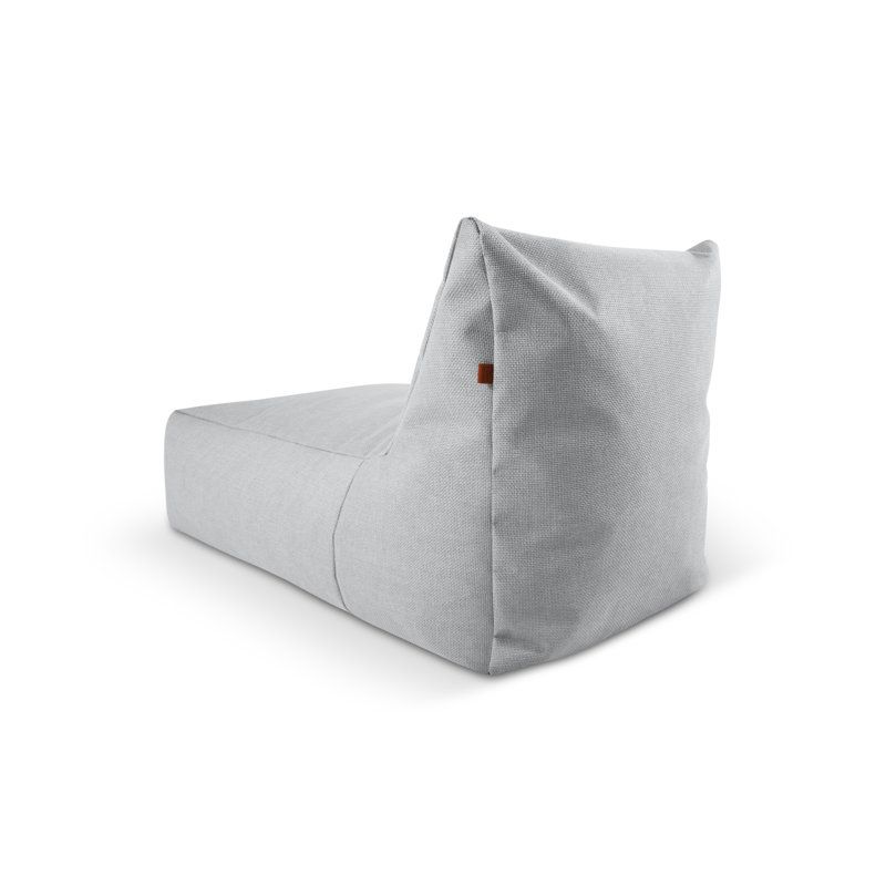 Outdoor Friendly Bean Bag Lounger, Light Grey