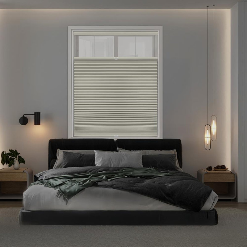 Blackout Top Down Bottom Up Cellular Shade, Ivory, 19.5" W x 48" L