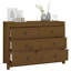 Side Cabinet 100x40x72 cm Solid Wood Pine-534450248