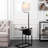 Vidrio 59'' Black Tray Table Floor Lamp