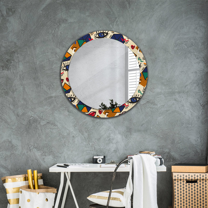 Huldar Glass Flat Wall Mirror
