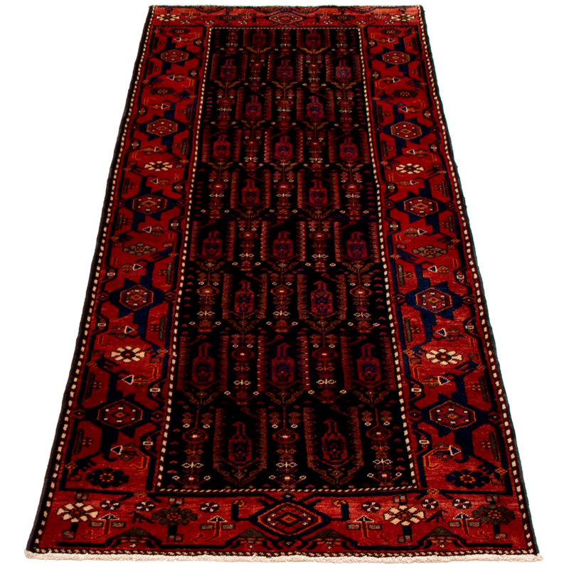 Jessica-Jay One-of-a-Kind 3'8" X 10' New Age Runner Wool Area Rug in