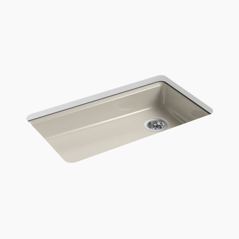 Riverby 33" L x 22" W Undermount Single Bowl Kitchen Sink, Sandbar