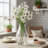 Judkins - White Vase - White, Clear