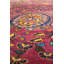 Tapis unique mauve / bleu / jaune 8 pi 7 po x 11 pi 8 po Tuftangian Sarouk