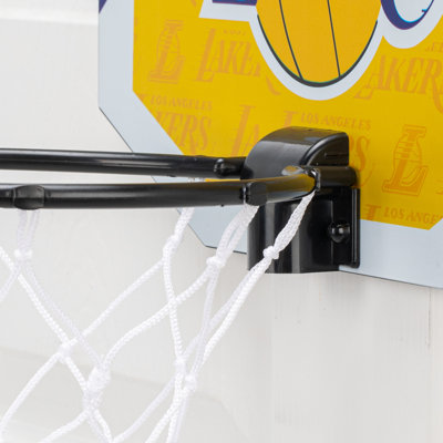 Franklin Sports NBA Los Angeles Lakers Mini Over the Door Basketball Hoop