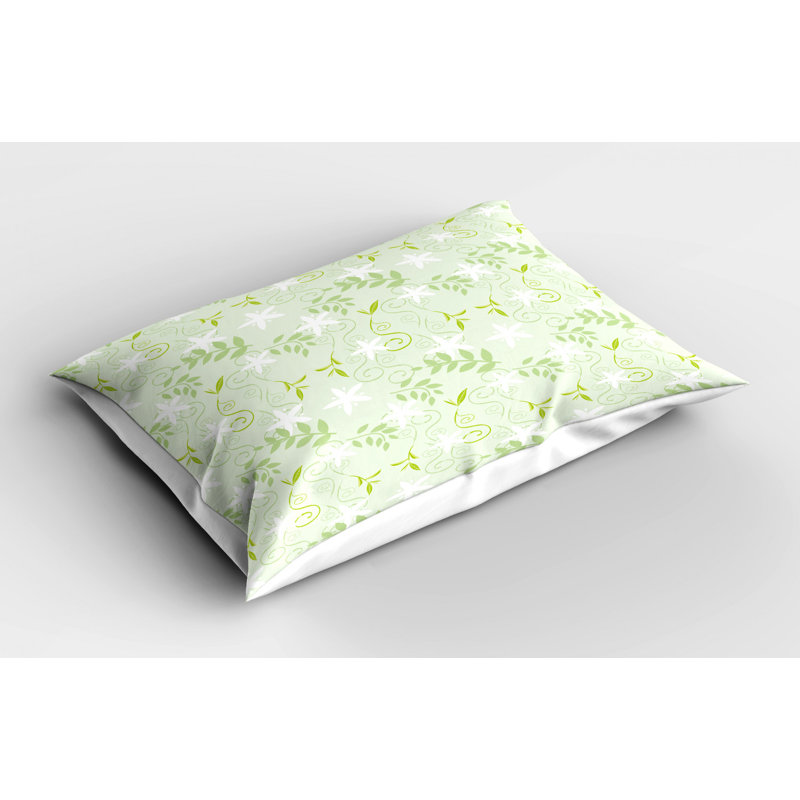 Polyester Floral Sham Set, Twin