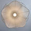 Luminaire suspendu d'intérieur Flower avec abat-jour en tissu blanc