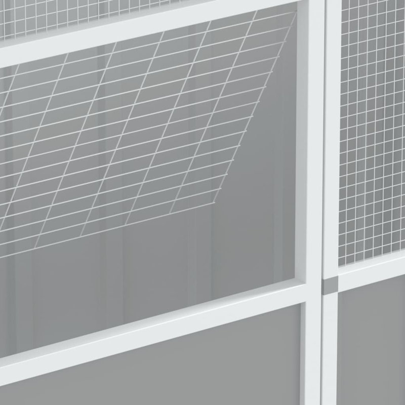 Bletchley Weather Resistant Bird Cage, 200cm H x 215cm W x 78cm D., Grey
