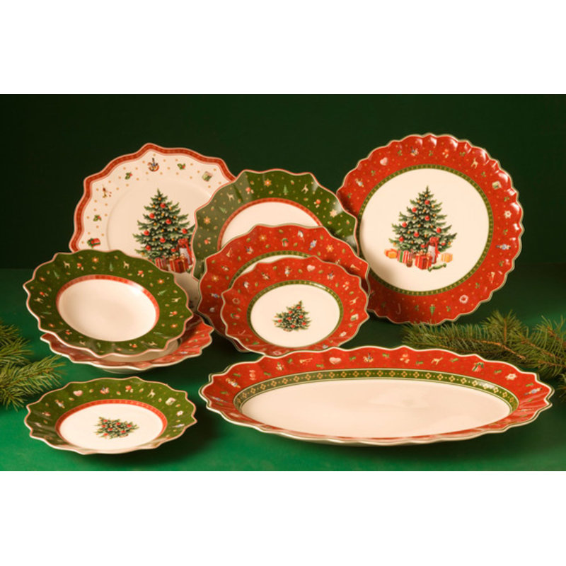 Villeroy & Boch Toy's Delight 19.5" x 12.25" Oval Platter, 19.5" W x 12.25" L x 1" H