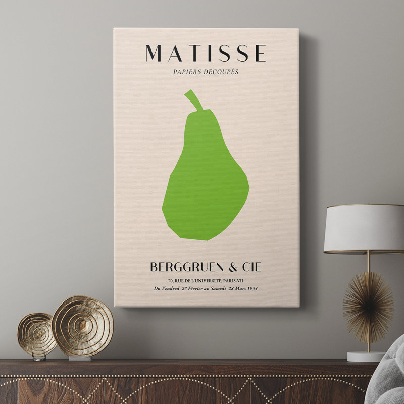 Matisse CL XXII, reproduction encadrée - galerie Cavas sur mesure, H 48 po x l 32 po