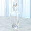 Hammered Decanter-Clear w/Gold Rim