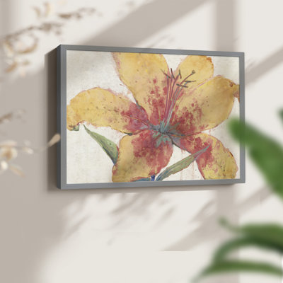 Blooming Lily -Framed Print - Restickable