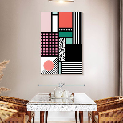 Motifs abstraits pastel Avery