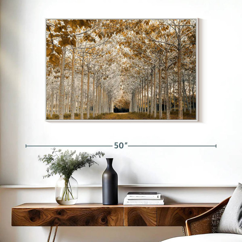 Or blanc, Cadre flottant blanc, 40 po x 27 po