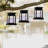 5.5 " Solar Powered Integrated LED Square / Rectangular Lantern